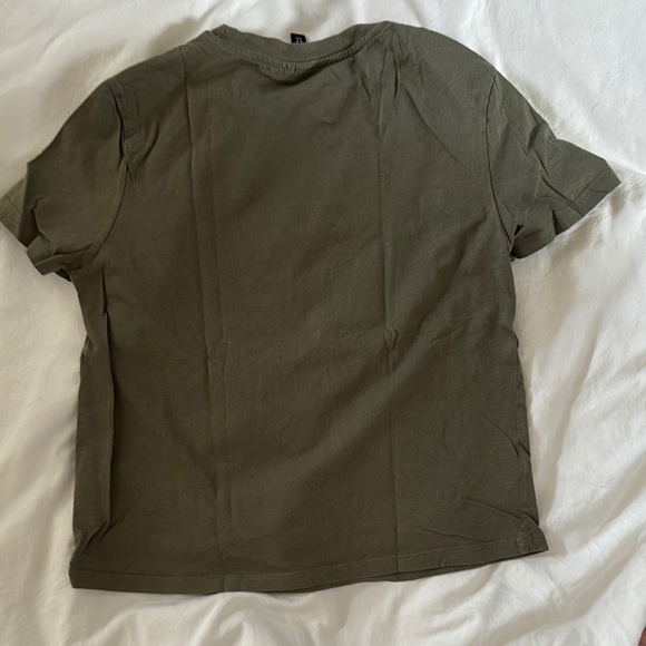 Olive Green 'Chicago' Graphic T-Shirt - Picture 6 of 6